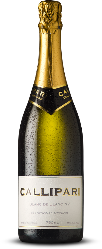 Callipari Wines Blanc De Blanc Sparkling Australian White Traditional Method Boutique Wine