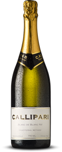 Callipari Wines Blanc De Blanc Sparkling Australian White Traditional Method Boutique Wine