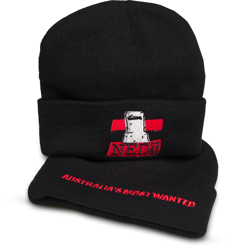 Ned Kelly Australian Legend Merchandise Beanie 