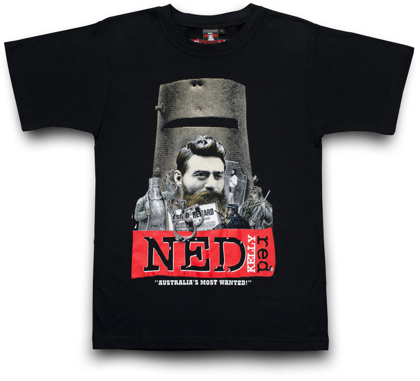 Ned Kelly Australian Legend Merchandise T-Shirt